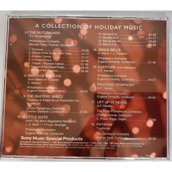 Lot of 3 Holiday music Cd's Joyful Holidays Music to your ears and John Tesh - Picture 6 of 9